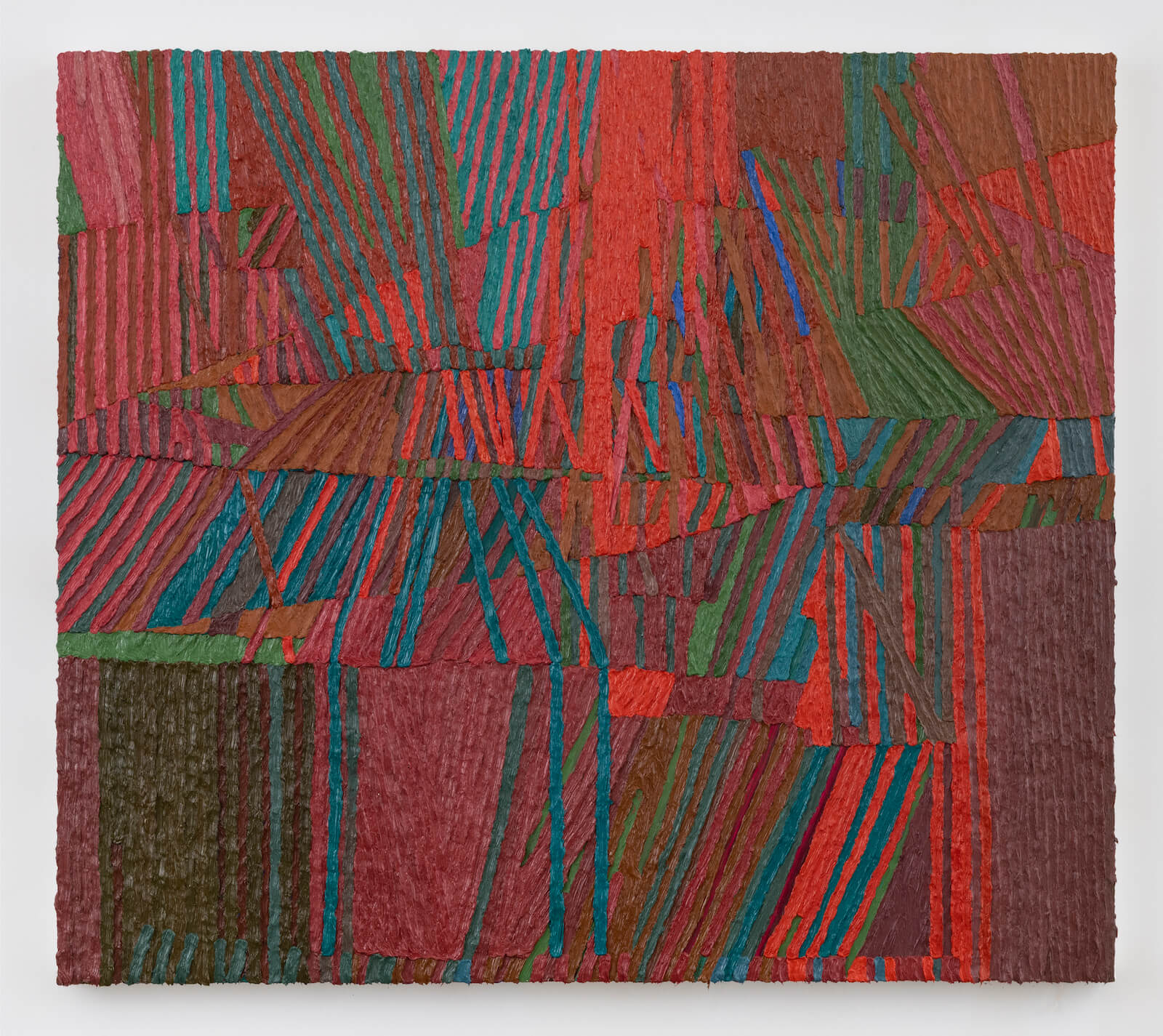 painting: Brett Baker, Porch and palm II, oil on canvas, 41 x 47 inches, 2018-2019