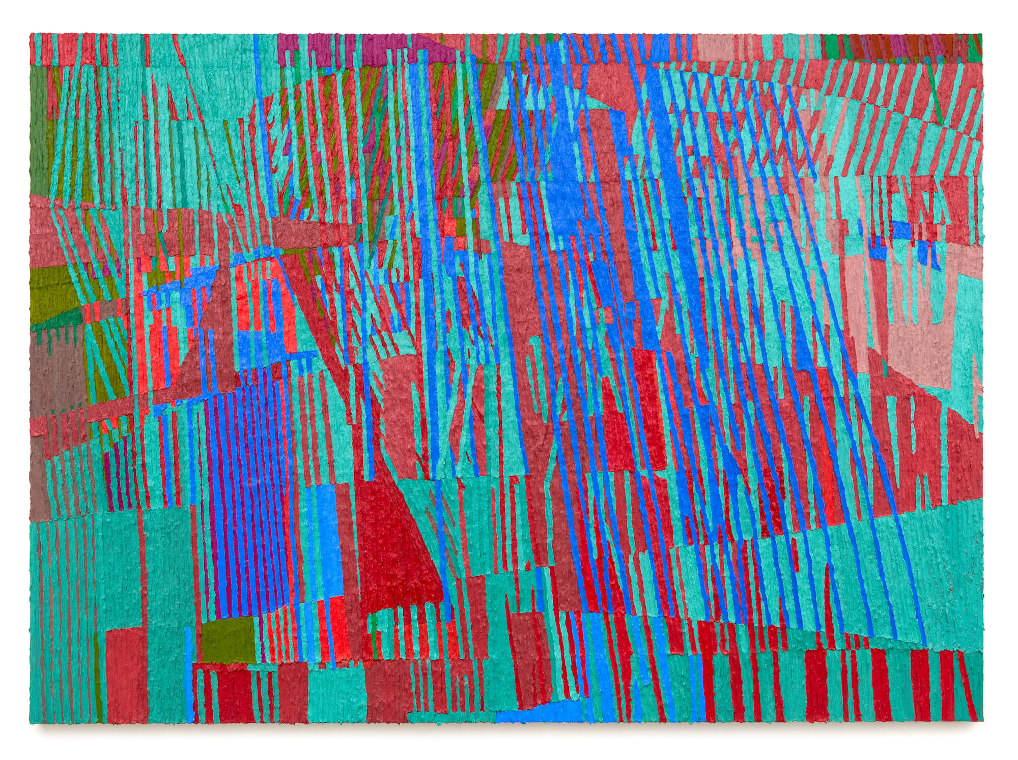 Profusion, for Valéry, 2021-2022, oil on canvas, 66 x 91 inches